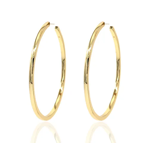 Large Gold Hoops